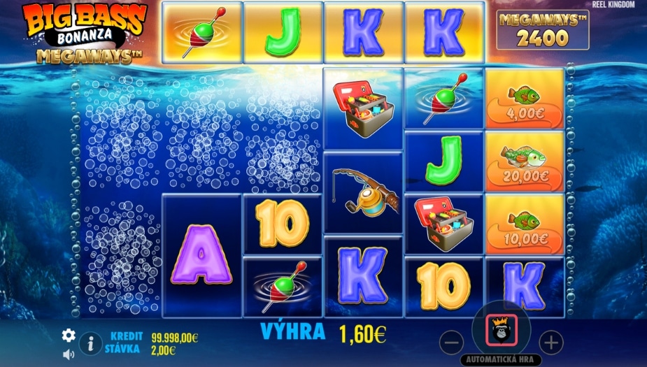 Big Bass Bonanza Megaways online automat Mystery win