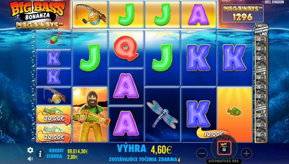 Big Bass Bonanza Megaways online automat Rybár